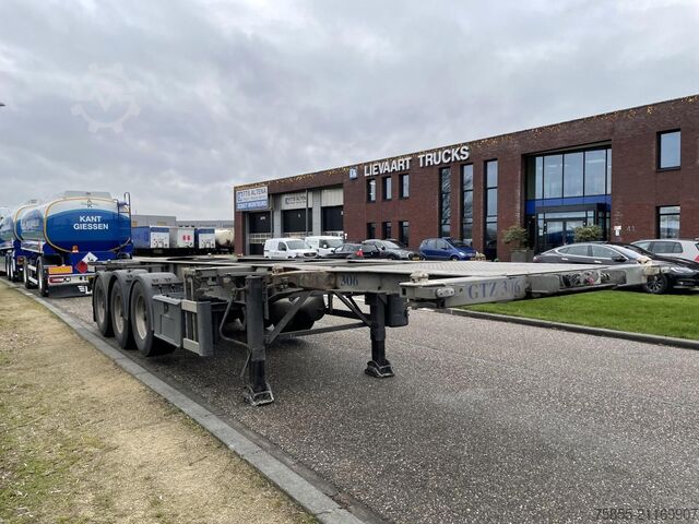 Containertransport Groenewegen 30CC-14-27 20/30 FT Tank / ADR / Lift-Axle / NL...
