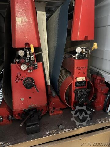 SCM Sandya RT 1100 Kalibriermaschine, Walze + Pad, Bandbreite 1100 mm SCM Sandya RT 1100