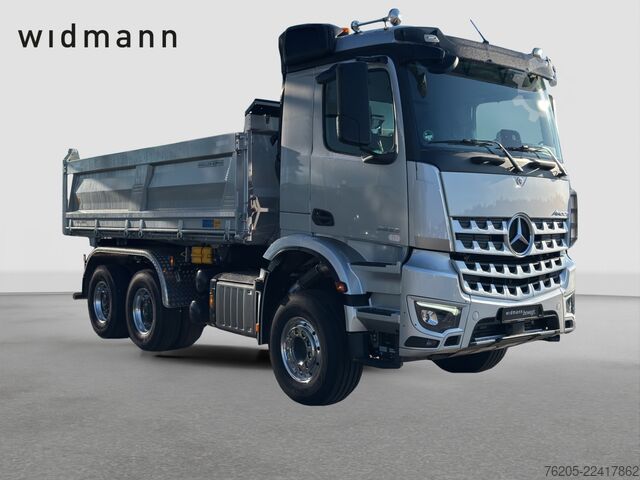 Tipper truck Mercedes-Benz Arocs 5 2653 K MEILLER Trigenius Aufbau ACC AUT