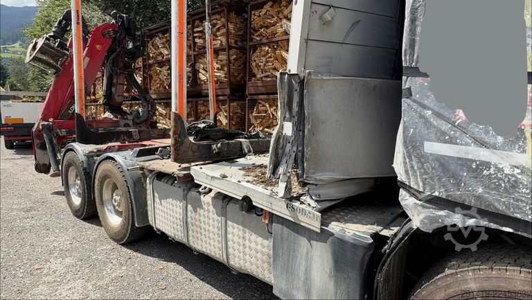 Logging truck SCANIA R500 6x4 Holzlkw mit Epsilon Kran Bj 2019