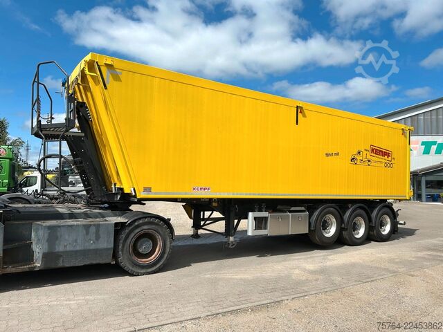 Tipper semitrailer KEMPF ca. 53m³ Kippauflieger / Kombitür /Palettenbreit
