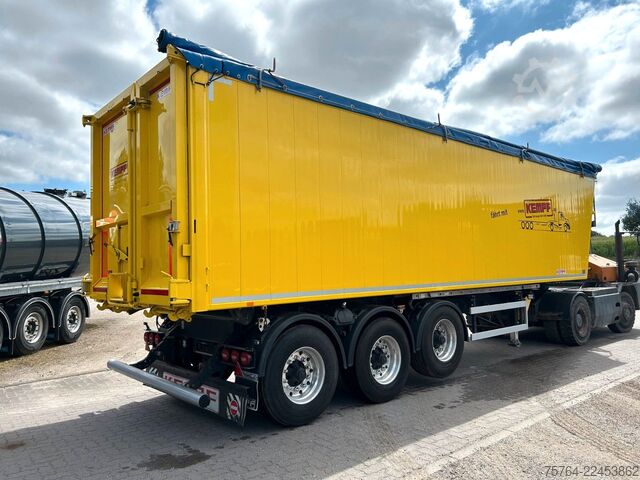 Tipper semitrailer KEMPF ca. 53m³ Kippauflieger / Kombitür /Palettenbreit