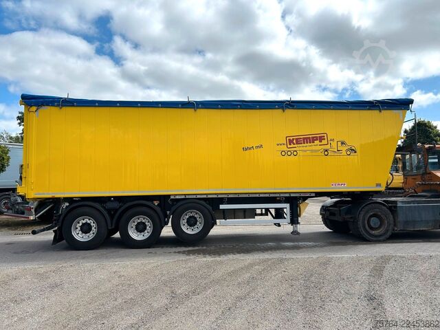 Tipper semitrailer KEMPF ca. 53m³ Kippauflieger / Kombitür /Palettenbreit