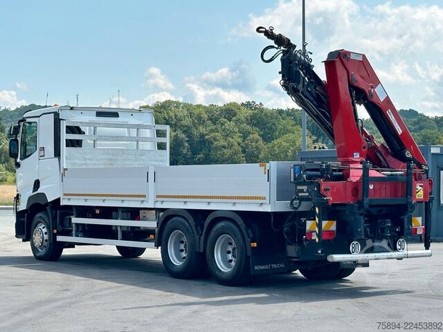 Truck mounted crane RENAULT C 460 * HMF 1510 K6 + FUNK * 6x4