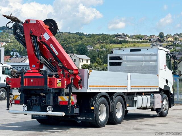 Truck mounted crane RENAULT C 460 * HMF 1510 K6 + FUNK * 6x4
