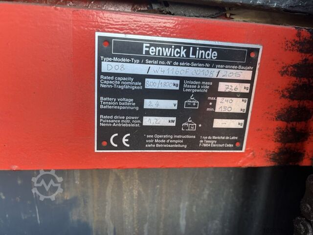 Pedestrian Stacker Linde D08
