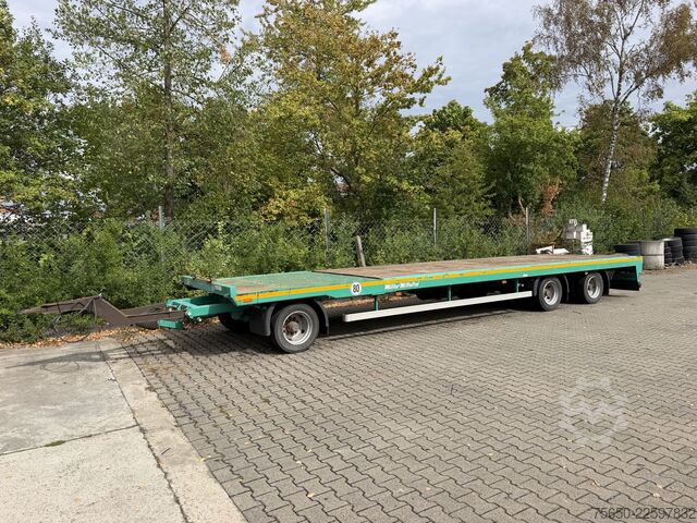 Tieflader Anhänger Müller-Mitteltal TP 24,0  3 Achs Jumbo Prischen 9,40 m, Wenig Benutzt