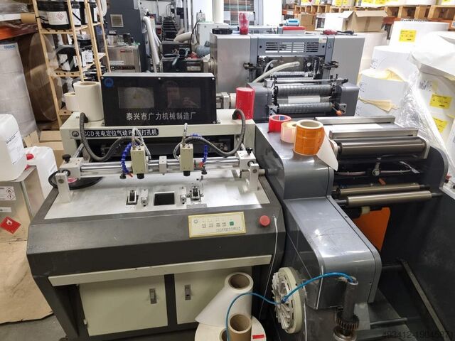 Offset-Rotationsdruckmaschine Zhejiang Weigang Machinery Co. Ltd. INTERMITTENT LABEL WEB-OFFSET PRINTING M