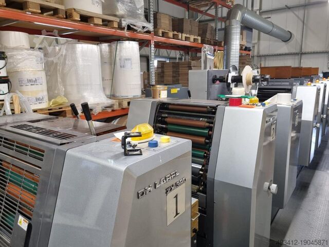 Offset-Rotationsdruckmaschine Zhejiang Weigang Machinery Co. Ltd. INTERMITTENT LABEL WEB-OFFSET PRINTING M