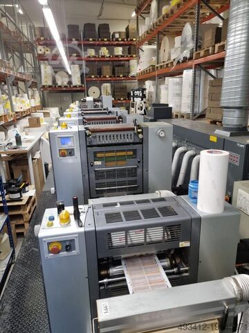 Offset-Rotationsdruckmaschine Zhejiang Weigang Machinery Co. Ltd. INTERMITTENT LABEL WEB-OFFSET PRINTING M