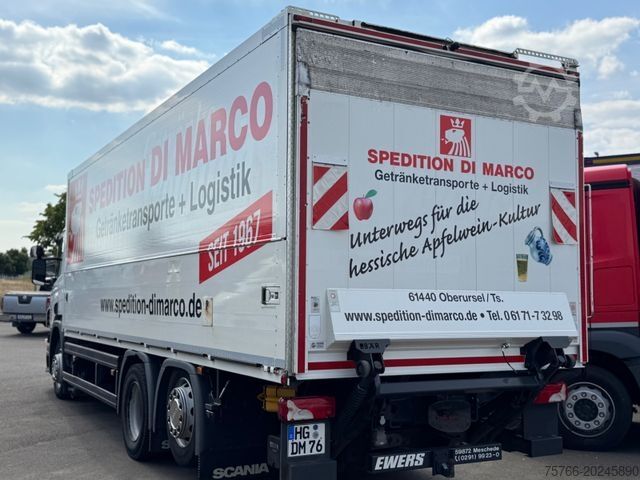 Beverage truck SCANIA P 320 / LBW / 2x AHK / LENKACHSE / 18 PAL