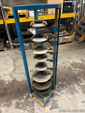 Grinding wheel rack  Schleifscheiben Regal