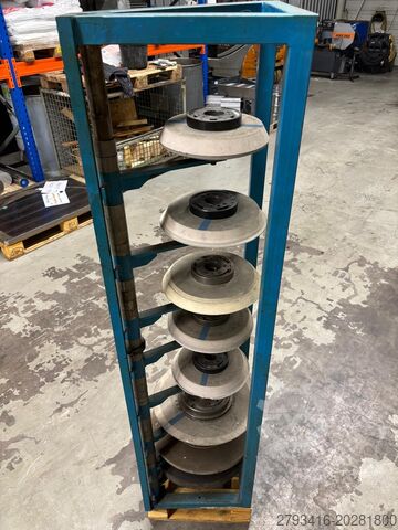 Grinding wheel rack  Schleifscheiben Regal