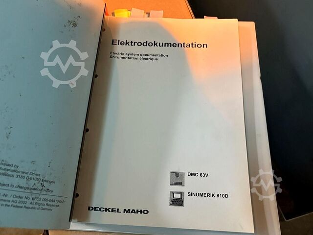 Vertical machining center DECKEL MAHO DMC 63 V