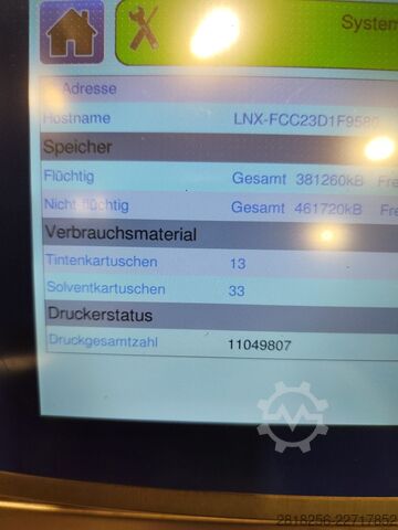Datumscodierung Linix Linx 8910