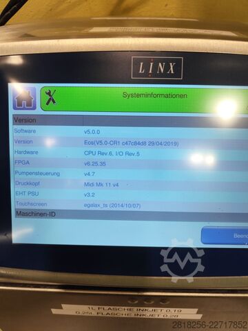 Datumscodierung Linix Linx 8910
