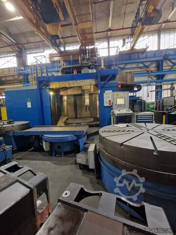 CNC-TURM SCHIESS vertical lathe CNC 25 DSC 200P palettisé 2500mm