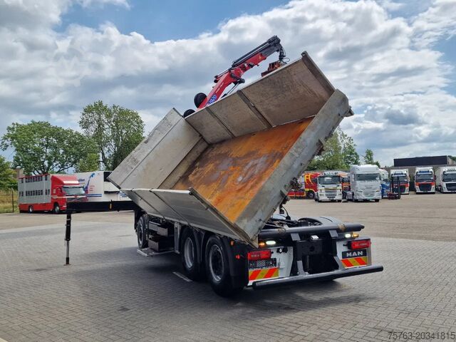 Crane truck MAN TGS 26.360 6x4 Hydrodrive / Crane HMF1920K-RCS ...