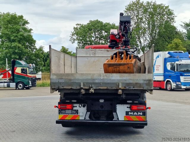Crane truck MAN TGS 26.360 6x4 Hydrodrive / Crane HMF1920K-RCS ...
