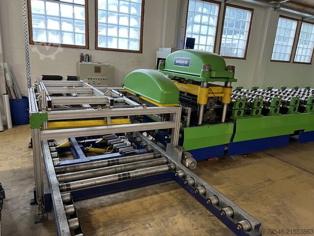 Anlage zur Herstellung von Dachelementen SINTECH OY in TRIMO 