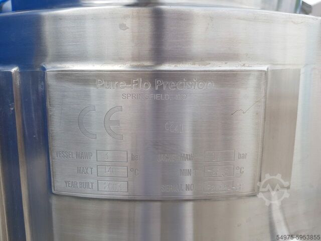 Edelstahlbehälter Druckbehälter Tank  10560
