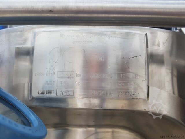 Stainless steel tank Pressure vessel Tank 10561