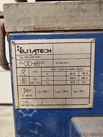 Schweißgerät ELMATECH MIG 450 WDV
