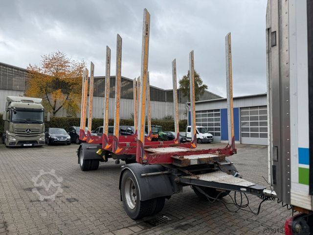 Holztransport Anhänger KOTSCHENREUTHER TKG218 Holzanhänger 2 Achse Leergewicht 3.750 Kg