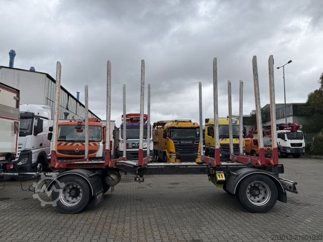 Holztransport Anhänger KOTSCHENREUTHER TKG218 Holzanhänger 2 Achse Leergewicht 3.750 Kg