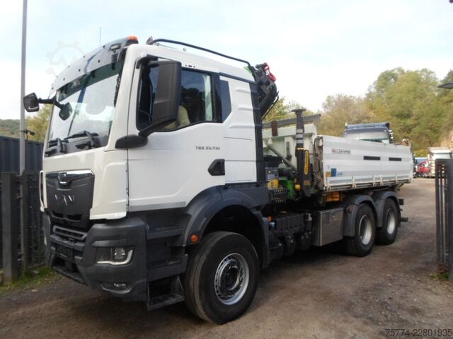 Kipper LKW MAN TGS 33.510/6x4/Kran PK 19001-SLD 5