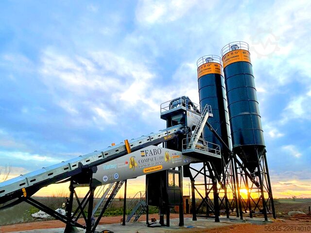 Concrete mixing plant / concrete plant FABO Concrete Batching Plant 110 M3/H Compact Concrete Batching Plant