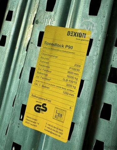 Heavy-duty shelving, high-bay racking Dexion Speedlock P90