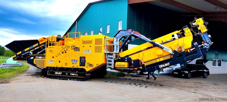 Mobile crushing plant / Screening plant FABO Mobile Crushing Plant Mobile Crushing and Screening Plant