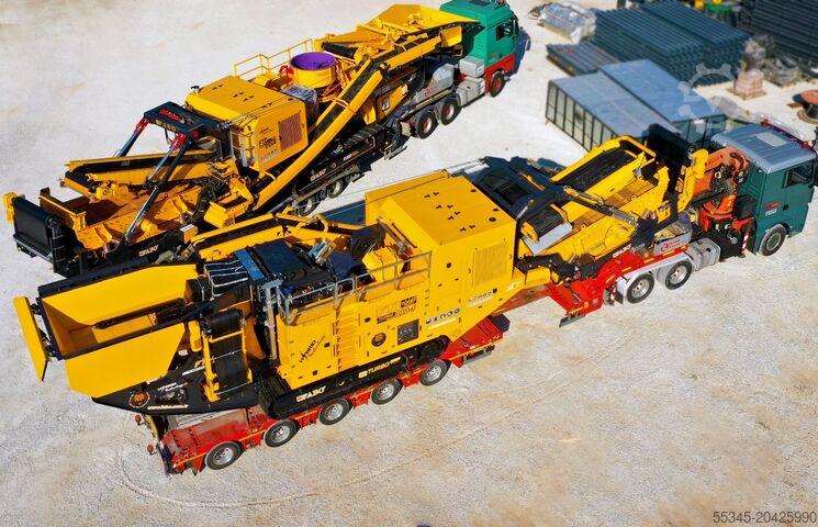 Mobile crushing plant / Screening plant FABO Mobile Crushing Plant Mobile Crushing and Screening Plant
