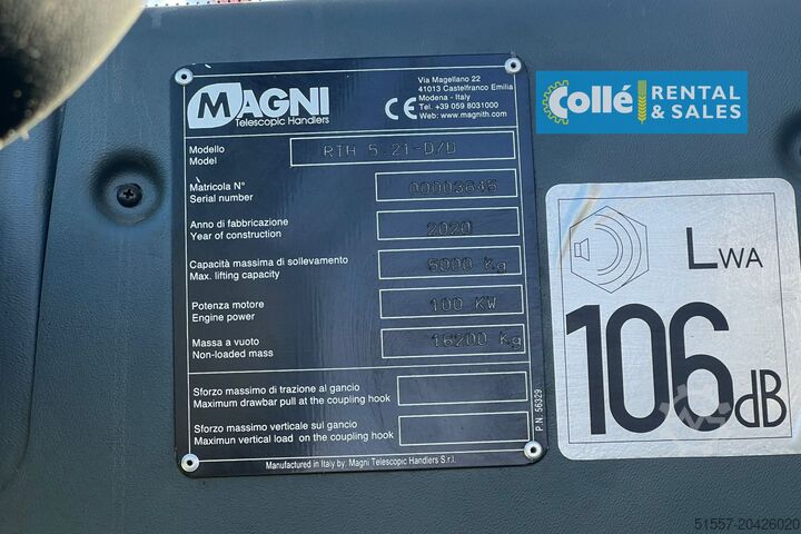 Teleskoplader MAGNI RTH 5.21