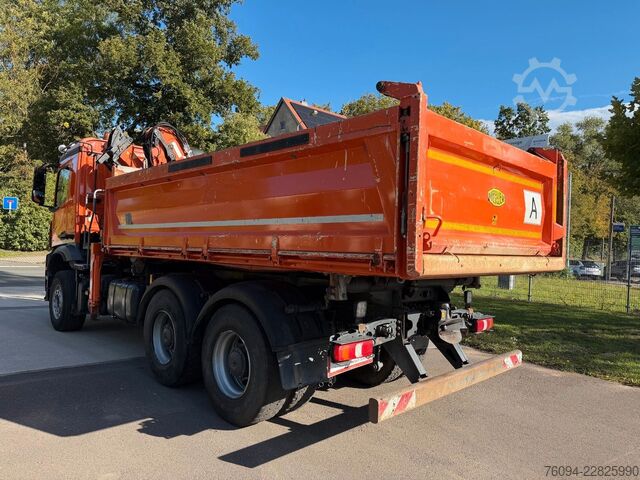 Autokran MERCEDES-BENZ Arocs 2642 6x4 Meiller Kipper KRAN FUNK