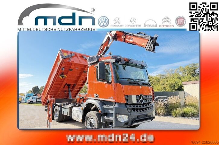Kipper LKW MERCEDES-BENZ Arocs 2642 6x4 Meiller Kipper KRAN FUNK