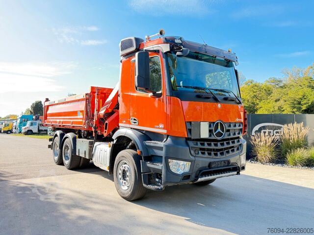 Kipper LKW MERCEDES-BENZ Arocs 2642 6x4 Meiller Kipper KRAN FUNK