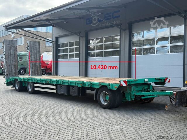 Tieflader Anhänger MÜLLER-MITTELTAL N&S FZ-Bau TLPL30 Tieflader Anh. hydr. Laderampe