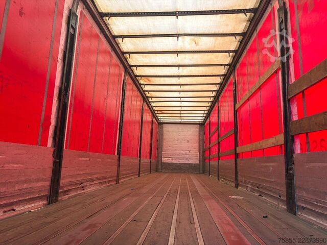 Curtain sided Tracon Trailers TO.S 1518 Tautliner / 2-Axle / Steering / Sideb...