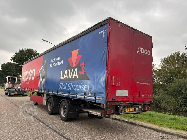 Curtain sided Groenewegen DRO-14-20 B 2-Axle Tautiner / BPW Axles / Steer...