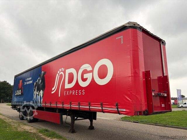 Curtain sided Groenewegen DRO-14-20 B 2-Axle Tautiner / BPW Axles / Steer...