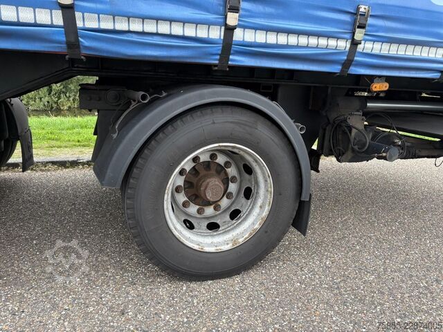 Curtain sided Groenewegen DRO-14-20 B 2-Axle Tautiner / BPW Axles / Steer...