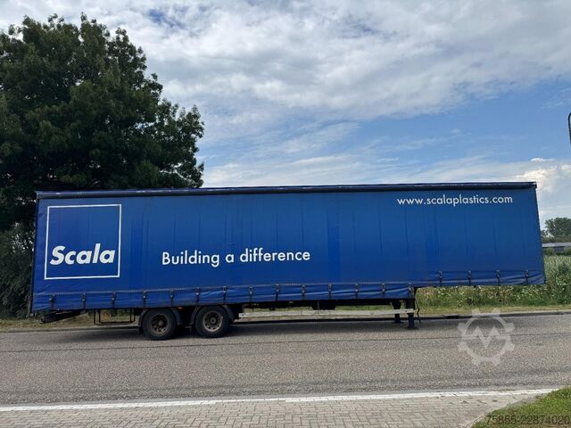 Semi-Tieflader Meert Semi Curtainside / SAF / Double Tires