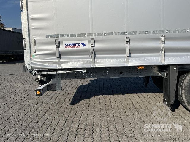Open semitrailer with tarp Schmitz Cargobull Curtainsider Mega Getränke