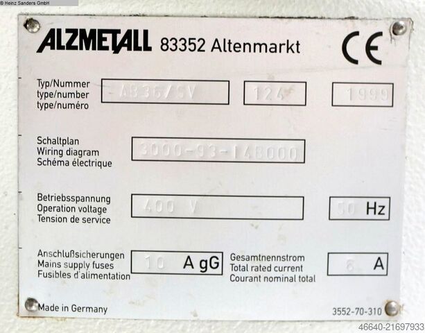 Pillar Drilling Machine ALZMETALL AB 36 / SV