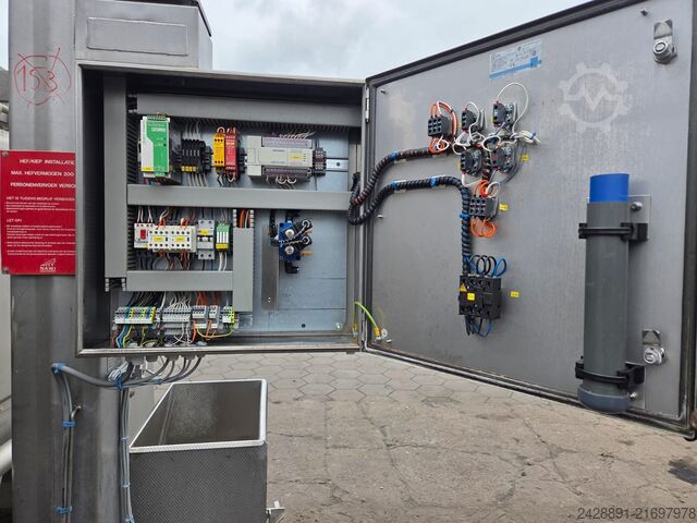 Complete vacuum mixing line Alco Food Machines AMP 1700N-D-HP, LN 425 Y MM, WT-36-50-2