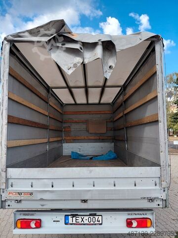 Transporter mit Pritsche & Plane RENAULT Master L4P4 165 TwinWheel RWD Pack Comfort