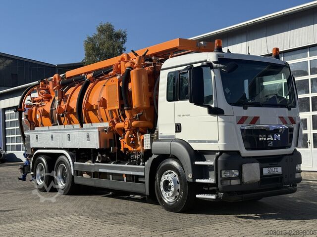 Saugwagen MAN TGS 26.400 6x4 BB Kanalreiniger Leistikow 15 m³