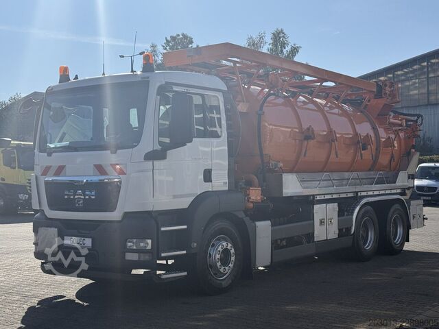 Saugwagen MAN TGS 26.400 6x4 BB Kanalreiniger Leistikow 15 m³